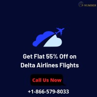 Save Flat 55 on Delta Airlines flight booking 18665798033